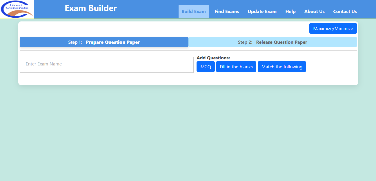 Exam Builder 1